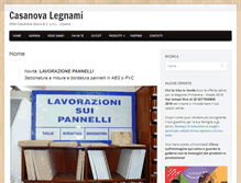 Tablet Screenshot of casanovalegnami.com